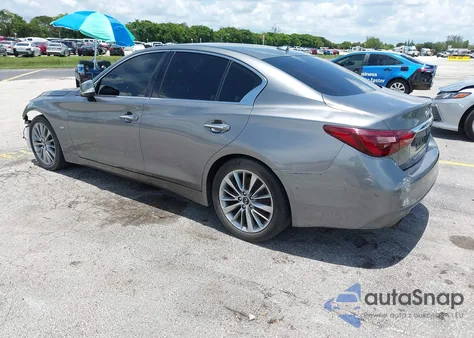 2018 Infiniti Q50 3.0T Luxe from USA, damaged, VIN JN1EV7AP0JM351614